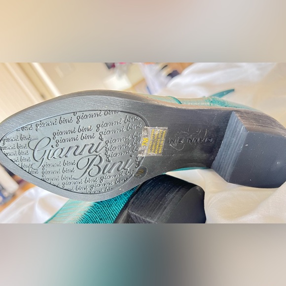 Teal Ankle Boots - Picture 3 of 11